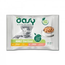 Oasy Cat Adult Sterilized Bocconcini In Salsa 85g