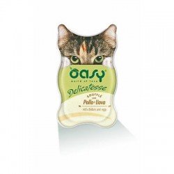 Oasy Delicatesse ΥΓΡΟ ΣΟΥΦΛΕ ΓΑΤΑ ΜΕ ΚΟΤΟΠΟΥΛΟ ΚΑΙ ΑΥΓΑ 85gr