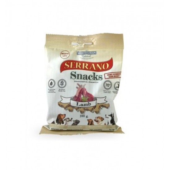 Serrano Snack for Dog-Serrano Lamb 100g