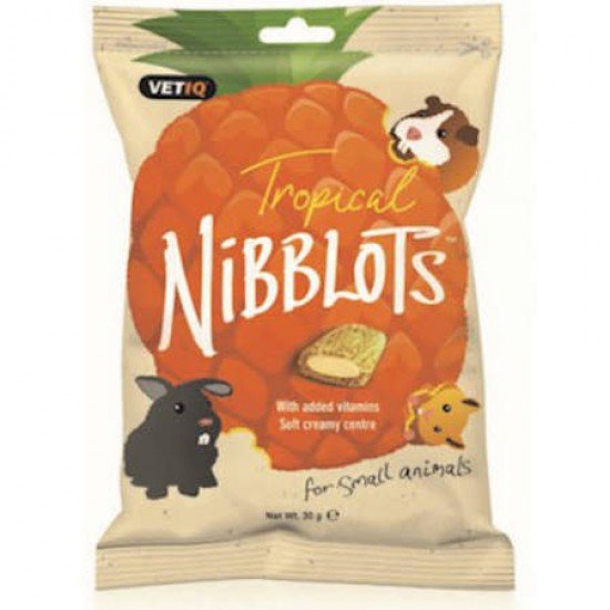  VetIQ Nibblots Tropical Treats for Small Animal Rabbit Hamsters