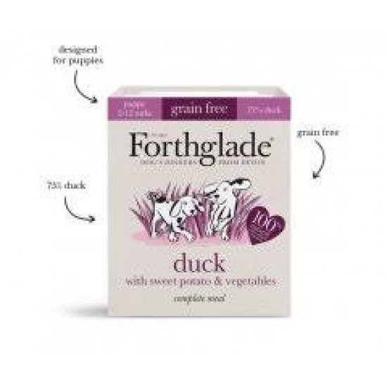 Forthglade Gluten Free Puppy - Duck Sweet Potato & Veg 395g
