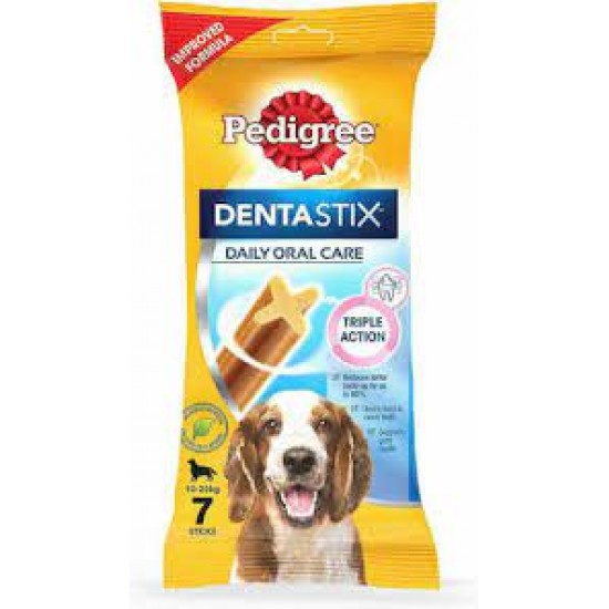 Pedigree Dentastix Για Μεσαίες Φυλές 7τμχ Δώρο (1+1) 180gr
