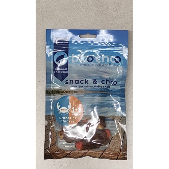 BLOOCHOO CRABSTICKS WITH CHICKEN ΛΙΧΟΥΔΙΕΣ ΣΚΥΛΟΥ 80g
