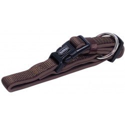 Nobby CLASSIC PRENO obojek neoprén hnědý S/M 30-45cm..
