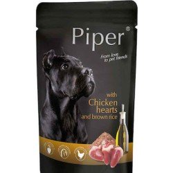 Dolina Noteci Piper Chicken Hearts & Brown Rice 500gr
