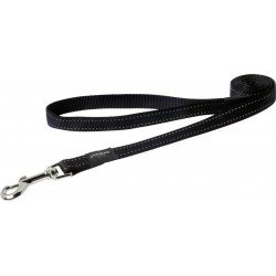 Λουρί Leash with mesh handle black 120cm - 2.0 cm