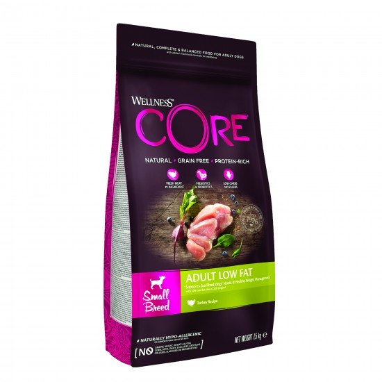 Wellness Core Adult Low Fat Turkey Small Breed 5kg Wellness Core Adult Low Fat Turkey Small Breed 5kg