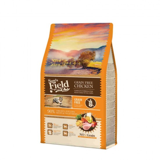 SAM'S FIELD Adult Grain Free Chicken 2,5 kg