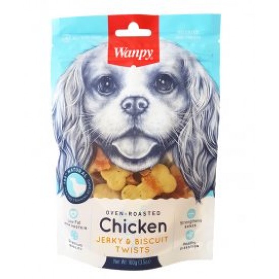 Wanpy Biscuit With Chicken Jerky 100G