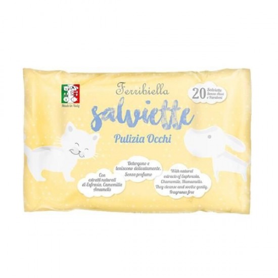 SALVIETTE FERRIBIELLA WET WIPES FOR EYES 20PC