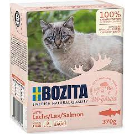 Bozita Chunks in sauce with Salmon 370g