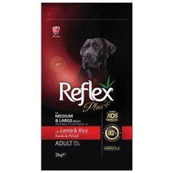 REFLEX PLUS MEDIUM & LARGE ADULT LAMB 3KG