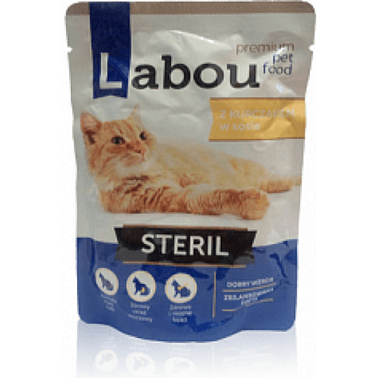 LABOU STERIL PREMIUM PET FOOD CHICKEN 85G
