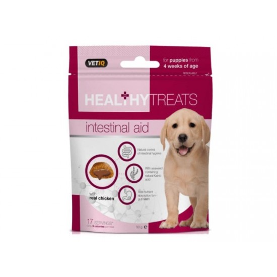 VetIQ Healthy Treats Intestinal Aid for Puppies, 50g VetIQ Healthy Treats Intestinal Aid for Puppies, 50g