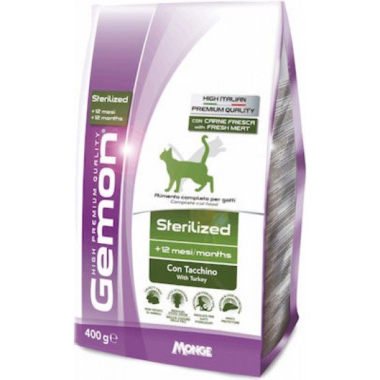 Monge Gemon Cat Sterilized with turkey 20kg