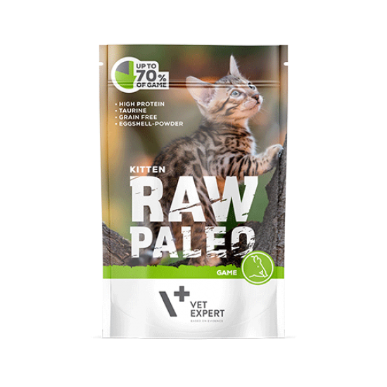 Cat Raw Paleo wet Kitten Game 100 gr