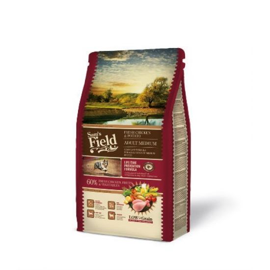 Sam’s Field Adult Medium Chicken & Potato 2,5Kg