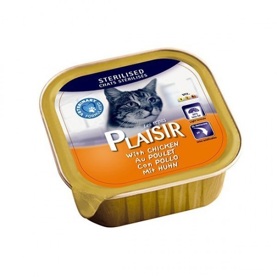 Plaisir Sterilised Pate with Chicken 100g