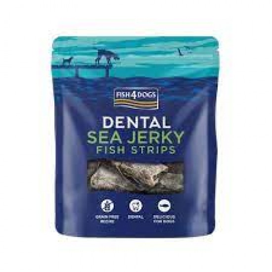 Fish4Dogs Sea Jerky Treats Fish Strips 100g