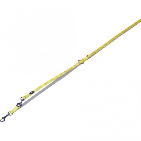 Nobby Dog Leash Classic PRENO Mini Yellow/grey
