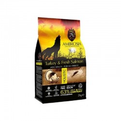 AMBROSIA GRAIN FREE DOG ADULT MINI FRESH TURKEY & SALMON 2kg