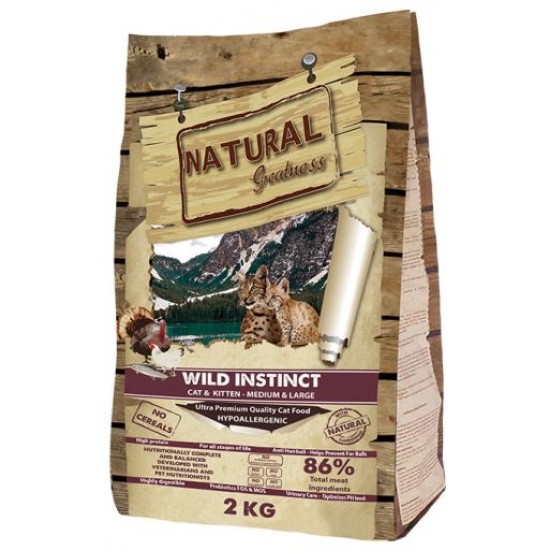 Natural Greatness Wild Instict Cat & Kitten 2kg