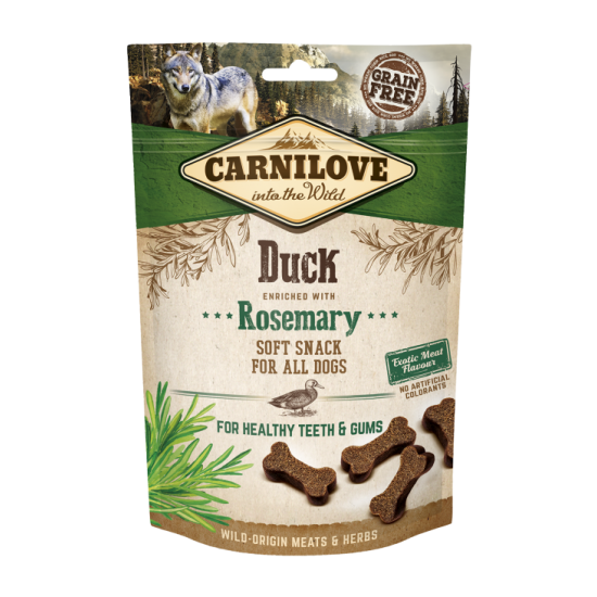 Carnilove Dog Treats Soft Duck with Rosemary 200g Carnilove Dog Treats Soft Duck with Rosemary 200g