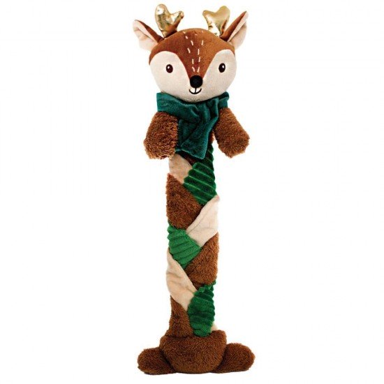 Happy Pet Plaited Pal Reindeer Dog Toy