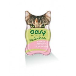 Oasy Delicatesse ΥΓΡΟ ΦΙΛΟ ΠΑΤΕ ΓΑΤΑ ΜΕ ΣΟΛΩΜΟ 85gr