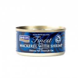 Fish4cats Finest Mackerel And Shrimp Can 70g