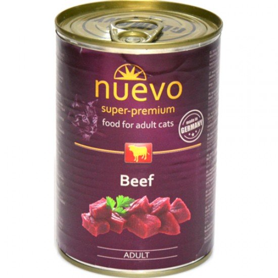 Nuevo Super Premium Adult Cat Beef 400g