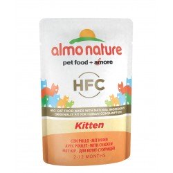 ΑLMO NATURE HFC NATURAL WET CAT POUCH - CHICKEN 55G   