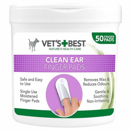 Vet's Best ear finger pads 50τμχ