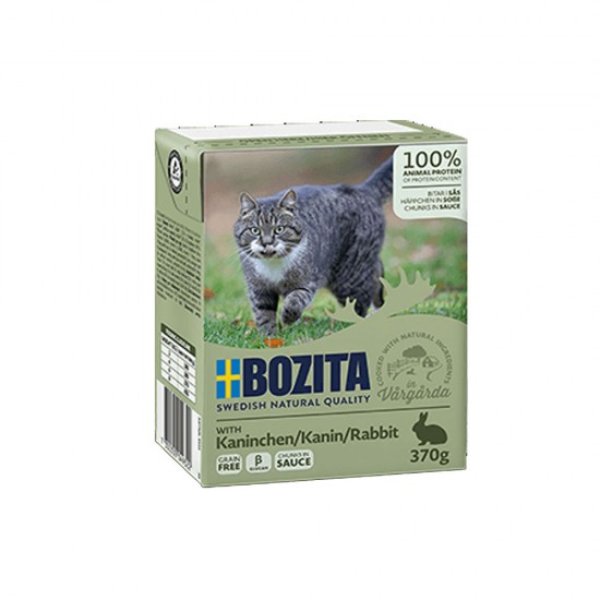 Bozita Chunks in sauce with Rabbit 370g