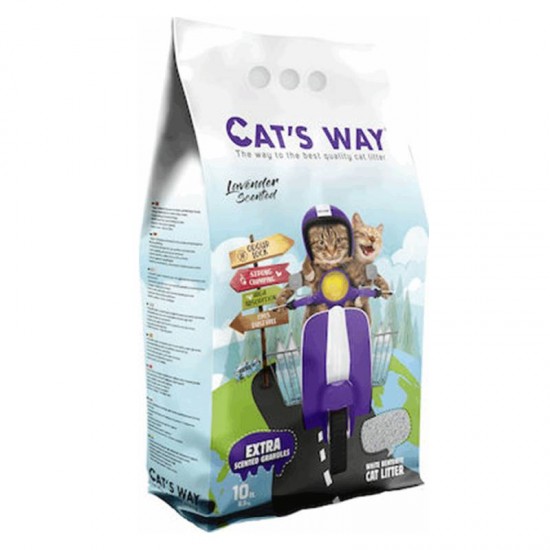 Cat's Way Lavender Clumping 10lt Cat's Way Lavender Clumping 10lt