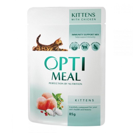 Optimeal Κitten Chicken 85g