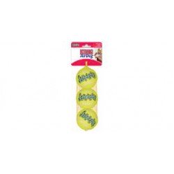 KONG Squeaker Tennis Ball, Medium, Yellow