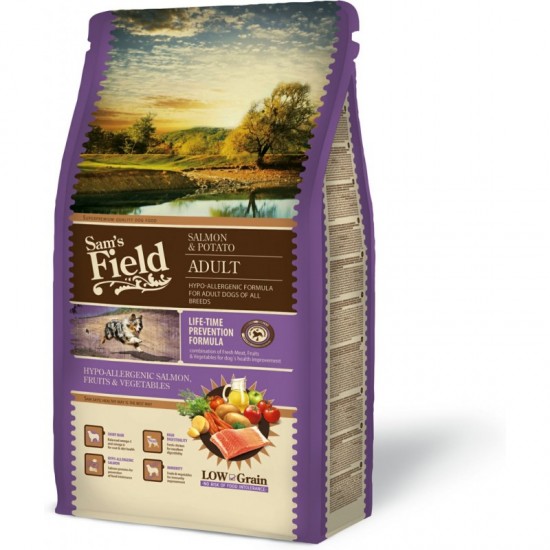 Sam's Field Adult Salmon & Potato 13+2 kg