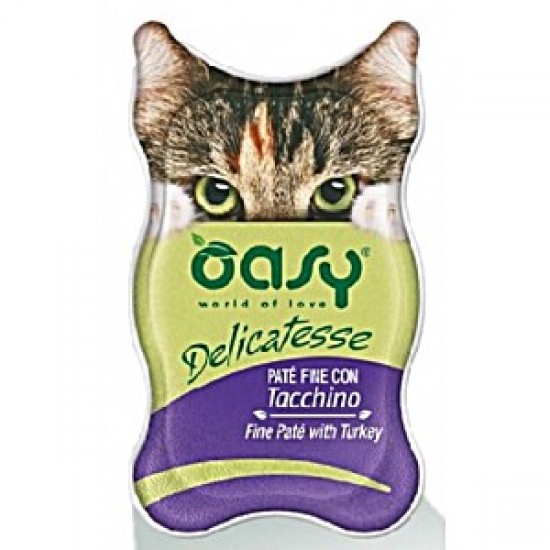 Oasy Delicatesse ψιλό πατέ με γαλοπούλα 85g