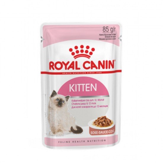 Royal Canin Kitten In Sauce 85 G, Cat Food Royal Canin Kitten In Sauce 85 G, Cat Food