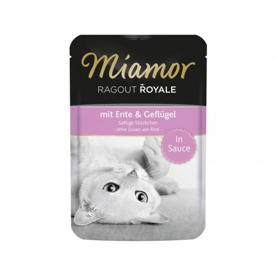 Miamor Ragout Royale Πάπια και πουλερικά 100g