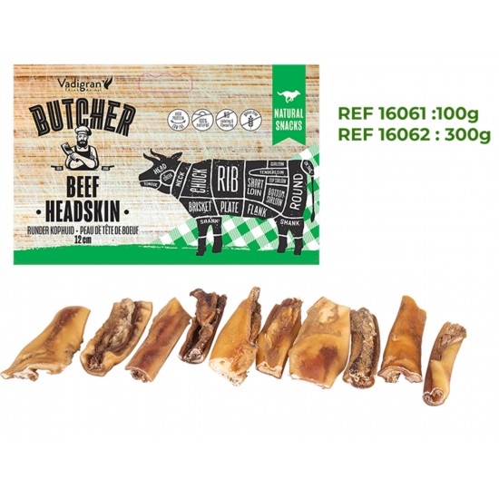 Vadigran Butcher Βeef Headskin Natural Snacks 100g