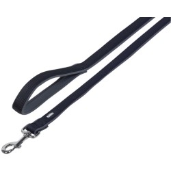 Nobby hondenlijn Classic Preno black- Rood - M/L - 20/25mm - 120 cm