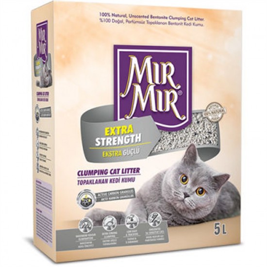 MIR MIR EXTRA STRENGTH CAT LITTER 5LT