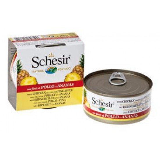 Schesir Nature Chicken & Pineapple Wet Dog 150g