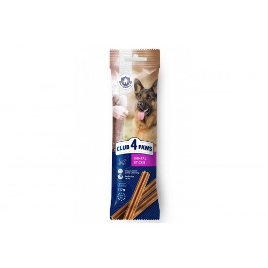 CLUB 4 PAWS DENTAL STICKS 117g CLUB 4 PAWS DENTAL STICKS 117g