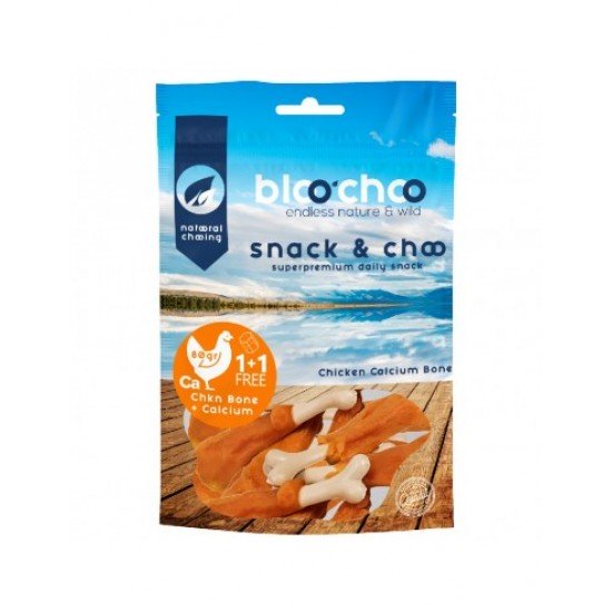 BLOOCHOO CHICKEN CALCIUM BONE ΛΙΧΟΥΔΙΕΣ ΣΚΥΛΟΥ 80gr