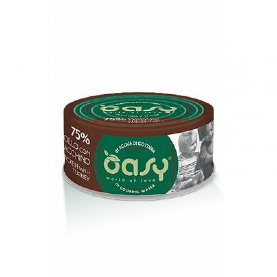Oasy Adult ChIcken with Turkey 75g