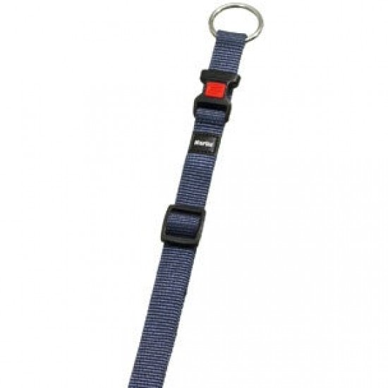 Flamingo - Collar In Nylon Sportiv Plus Night Blue 10mm 20-35cm